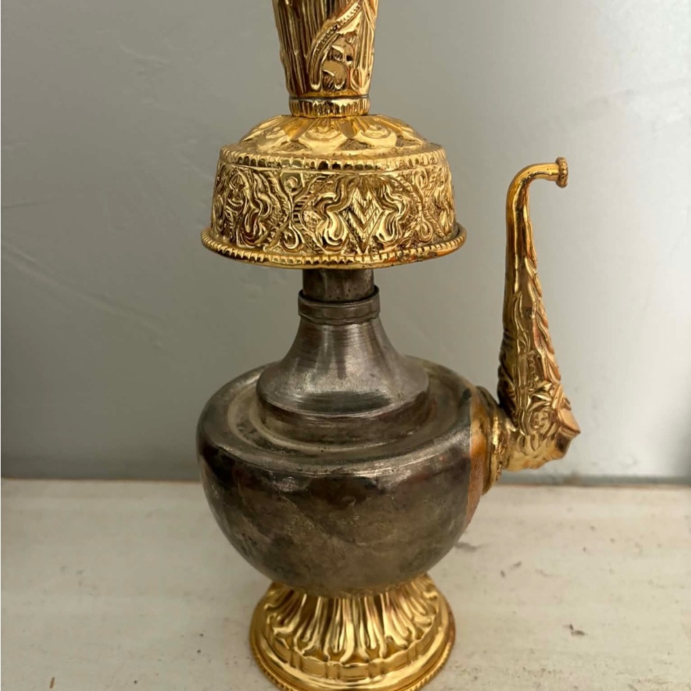 Bhumpa buddhist item, good condition, maybe silver plated.